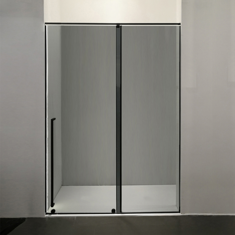 coloured glass shower screen
