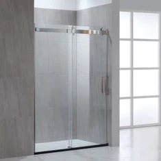 Muur tot muur glijdend douchescherm
